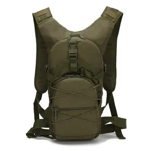 Sport Camouflage Molle Hydration Pack Backpack Lightweight & Durable Daypack for Hiking Running Cycling Camping Biking