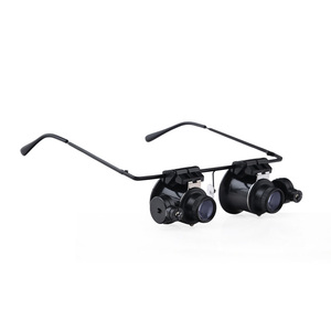BIJIA 9892A-II 20x tipo vetro lente d'ingrandimento a LED montata sulla testa per ipovedenti o persone anziane aiuta a riparare qualsiasi <span class=keywords><strong>cosa</strong></span> - Product Image 2