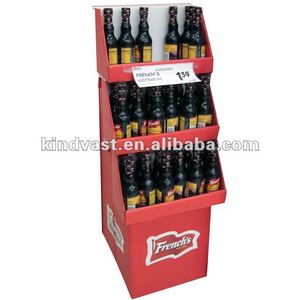 <span class=keywords><strong>Salsa</strong></span> french's ardboard paso piso estante de exhibición - Product Image 1