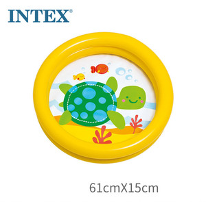 Intex 59409 <span class=keywords><strong>My</strong></span> First <span class=keywords><strong>Pool</strong></span> Baignoire gonflable portable en PVC pour bébé Fonction douce <span class=keywords><strong>Piscine</strong></span> et douche pour enfants - Product Image 2