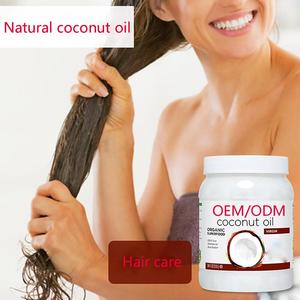 Óleo de coco orgânico puro natural 100%, óleo de coco da virgem do produto comestível para a saúde