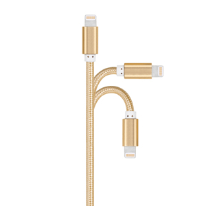 OEM Logo 2.0 4-Core Dây Bện Hợp Kim Nhôm <span class=keywords><strong>USB</strong></span> Sạc Cáp Đầy Màu Sắc Nylon Áo Khoác Dữ Liệu Dây Cho Iphone Mfi Chứng Nhận IOS - Product Image 2