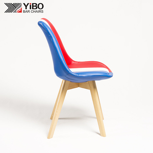 Lujo simplicidad tela de Cachemira cuatro patas Silla de comedor - Product Image 3