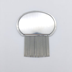 OEM profesional anak besi tahan karat kutu kutu kutu buku sikat penghilang spiral kepala rambut spiral sisir spiral - Product Image 3