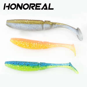 Moules à leurres en plastique souples pour la pêche à l'alose, double couleur, 1 pièce, 10cm - Product Image 6
