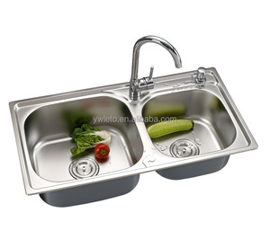 Prezzo di fabbrica cheap sanitario durevole in acciaio inox a <span class=keywords><strong>doppia</strong></span> <span class=keywords><strong>vasca</strong></span> lavanderia sink per la <span class=keywords><strong>cucina</strong></span> - Product Image 1