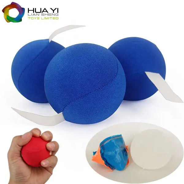 Manufacture Fabric Stress Ball Custom Coated Pu Tpr Gel Inside Anti Stress Colorful Stress Balls For Kids Hand Therapy