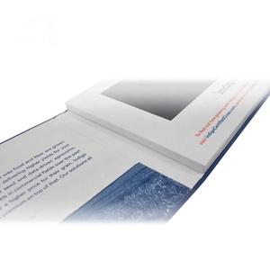 Baterías <span class=keywords><strong>recargables</strong></span> de 7 pulgadas folleto de publicidad lcd tarjeta de felicitación video - Product Image 4