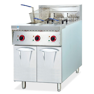 Freidora eléctrica de acero inoxidable con temporizador, Doble Depósito, 4 cestas, 6 <span class=keywords><strong>CANALES</strong></span> - Product Image 3