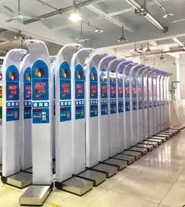 Distributore automatico di altezza del peso corporeo della bilancia digitale a led elettronica bmi di altezza del peso a gettoni