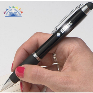 OEM DIY luz <span class=keywords><strong>Led</strong></span> regalo suave pantalla táctil bolígrafo personalizado de plástico barato Active promoción bola pluma con logotipo - Product Image 4