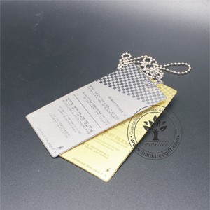 Напечатанная бирка для собак из нержавеющей стали с цепочкой - Product Image 5