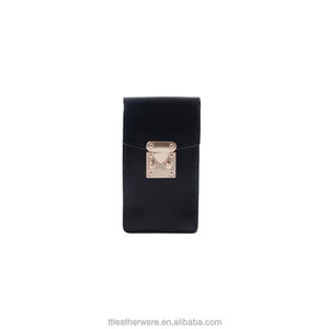 Women Veg Tanned Leather Mini Phone Bag Shoulder Crossbody Bag - Product Image 2