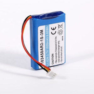 Aparelho de Pesca Utiliza Baterias de Lítio Recarregáveis Planas 103450AR2-1S-3M 3.7V 1800mAh com Conector Molex 51021 - Product Image 2
