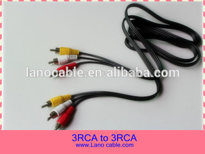 venta al por mayor de sexo chino de vídeo de color rojo la codicia 3 av rca de salida de tv por cable de audio - Product Image 3