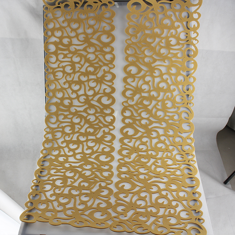 Luxflair Runner da Tavolo XXL Piano da Tavolo in Feltro pregiato, Moderno, Foderato in brizzolato (+ Altri Colori), Circa 40x150 cm, Lavabile. Accessorio da Tavolo Semplice