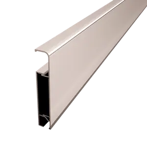 Titanium Gold Anti Corrosion aluminum skirting board aluminum bunnings skirting board profiles