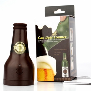 Mousseur à bière ultrasonique créatif en forme de bouteille, appareil à mousse portable pour fête, moussant pour bière en bouteille ou en canette (vert) - Product Image 5