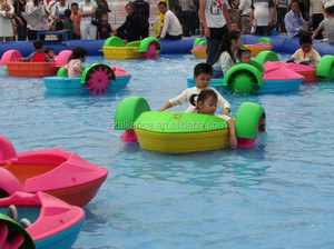Kids PE Plastic <strong>Pedal</strong> <strong>Boat</strong> for Water Park &amp; Game <strong>Hand</strong> Power Water Paddler for Swimming Pool Direct Sale - Product Image 5