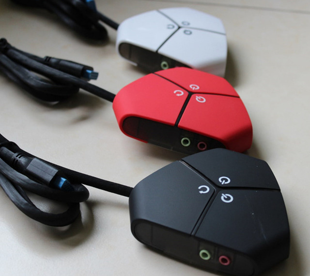 Factory Custom Design Desktop Power Button Switch for Computer with USB and Audio Port