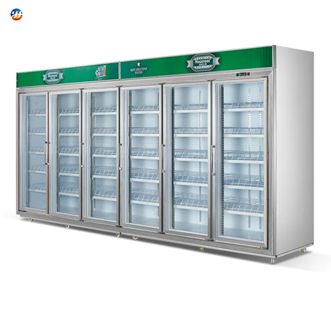 1500L commercial display fridge beer cabinets beverage supermarket display cabinet