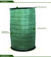 Ruban Poly de 12mm pour clôture électrique, pour mouton, vache et bétail, 400m