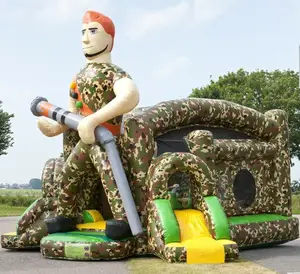 Factory outlet soldier inflatable bounce house