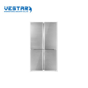 Pie ajustable cuatro puertas lado a lado del refrigerador - Product Image 2
