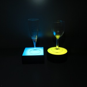 New product 2018 Colorful Led flashing plastic Led tunnel coasters Cup FIFA - Product Image 1