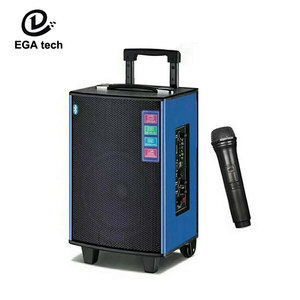 อาลีบาบาราคาถูก8นิ้วไร้สายแบบพกพา Trolly ลำโพงสำหรับบุคคลที่มี Fm/aux/usb // Sd/<span class=keywords><strong>mmc</strong></span>/dvd/pc/ MP3/MP4/ฟังก์ชั่นโทรศัพท์มือถือ - Product Image 2