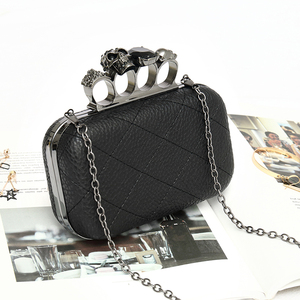 Bolsa de ombro feminina, de anel, crânio, <span class=keywords><strong>clutch</strong></span>, para tarde, imperdível - Product Image 3