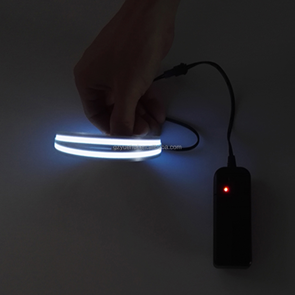 Новинка, низкая цена, Электролюминесцентная панель с подсветкой, 1*60 см, Электролюминесцентная лента, светодиодная неоновая лента с голосовым контроллером для дома и автомобиля