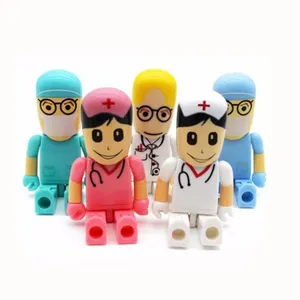 Sıcak satış doktor Usb sopa hemşireler Memory Stick güzel Pendrive karikatür Usb Flash sürücü bellek anahtarı 8gb kalem sürücü 16g flash kart