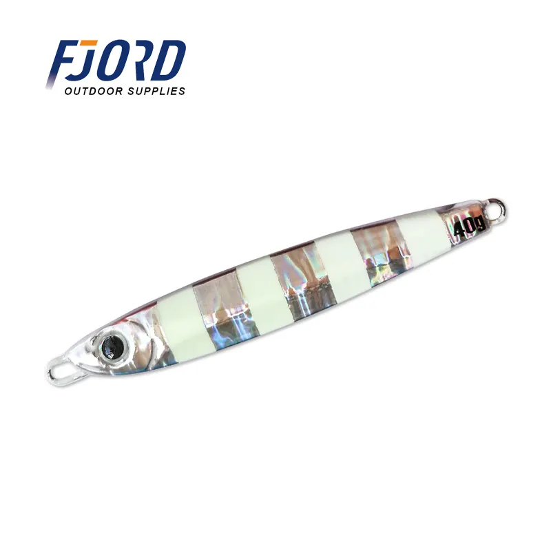 FJORD-nuevo diseño y gran oferta, 20g30g40g60g, velocidad vertical, jigging, señuelo de pesca, plantilla de metal
