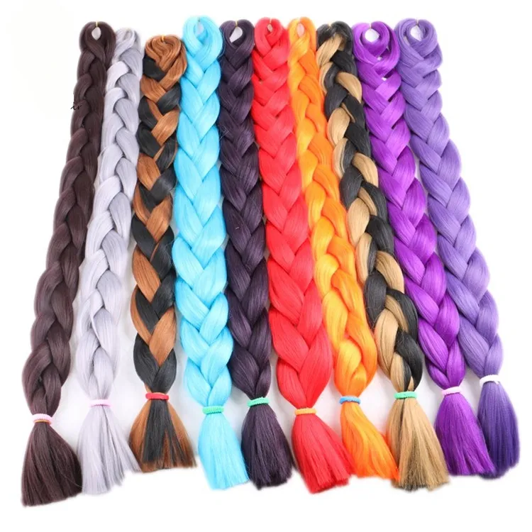 Giá Bán Buôn Sợi Tổng Hợp Bện Tóc 82Inch 165Gram Phi Yaki Tổng Hợp Bện Tóc Cho Ombre Braid Sợi Tổng Hợp