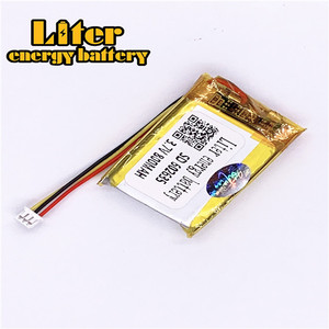 Connector 1,25-<span class=keywords><strong>3</strong></span> p <span class=keywords><strong>3</strong></span>,7 V 602635 800 mAh rechargeable LiPo battery solar Li ion polymer lithium battery with PCM - Product Image 2