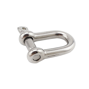 Mini <span class=keywords><strong>manille</strong></span> à arc en acier inoxydable, équipement de marine, 10 pièces - Product Image 4