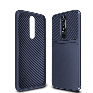 Coque arrière de téléphone portable, en silicone, souple, en tpu, à maille de carbone, pour nokia 5.1 plus c21 g11 g21 1.4 5.4 3.4 2.4 - Product Image 4