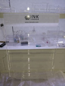 Exhibidor de Esmalte de Uñas de Acrílico Transparente para 90 Botellas, Montado en Pared, Nuevo Modelo 2026 - Product Image 3