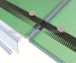 Feuille de <span class=keywords><strong>polycarbonate</strong></span> cellulaire creuse colorée de 6 mm 8 mm - Product Image 6