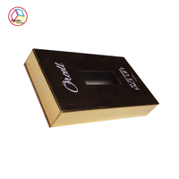 Commande en gros de haute qualité personnalisé magnétique clair papier boîte d'emballage Fashion Style UV revêtement mat stratification gaufrage expédition industrielle