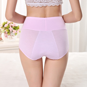 Ropa interior de fibra de bambú linda chica elegante Push up a prueba de fugas bragas menstruales - Product Image 2
