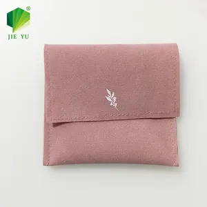2023 Popular Custom Microfiber Suede Jewelry Pouch With Logo Jewelry Packing Pouch