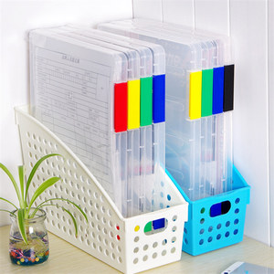 Caja de almacenamiento de carpetas de archivos de plástico PP PET transparente con Tab Gangtong - Product Image 3