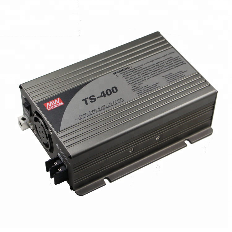 진정한 사인파 DC-AC 전원 인버터 Meanwell TS-400 시리즈 TS-400-224B 400W 20A 24V DC AC 인버터