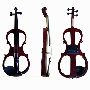 Violín Eléctrico Rojo Vino Profesional Hecho a Mano a Buen <span class=keywords><strong>Precio</strong></span> para Principiantes y Estudiantes - Product Image 2
