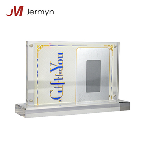 Benutzerdefinierte Klaren Acryl Zähler Werbegeschenk Kunststoffvisitenkartenhalter-ausstellungsstand - Product Image 2