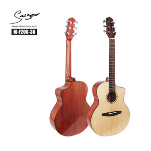 Guitare acoustique électrique de voyage chinoise M-F20S-36 avec dos et éclisses <span class=keywords><strong>en</strong></span> <span class=keywords><strong>acajou</strong></span>, table <span class=keywords><strong>en</strong></span> épicéa massif - Vente <span class=keywords><strong>en</strong></span> gros - Product Image 1