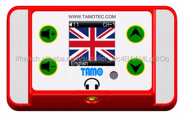 GPS multi language interpretation simultaneous tour audio guide system equipment