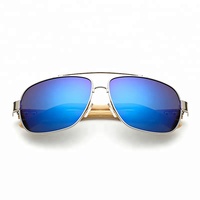 Fabricant Chine Offres Spéciales Pas Cher Cadre De Cuivre Avec Jambe de bambou Lunettes de Soleil lunettes de Soleil